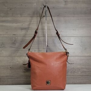 Dooney & Bourke Tan Leather Tote Crossbody Bag